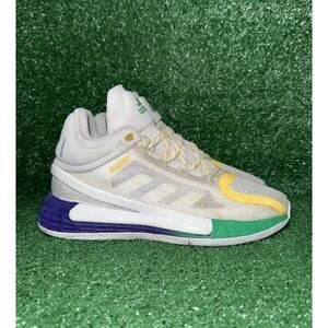 Adidas D Rose 11 Career High 50/4/6 Men's Size 8.5 Grey Basketball Shoes FX7401